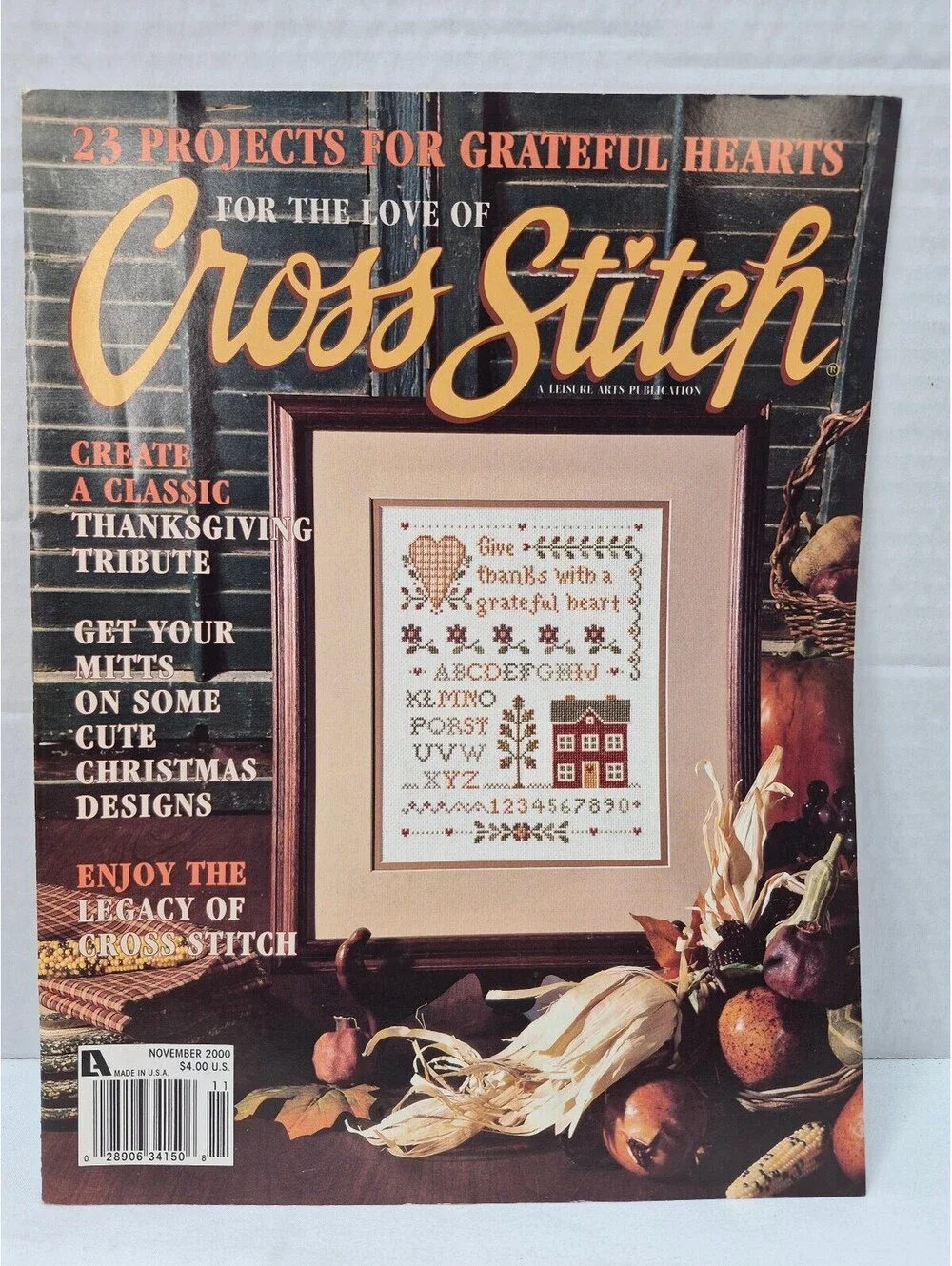 For the Love of Cross Stitch Magazine November 2000 Issue J285